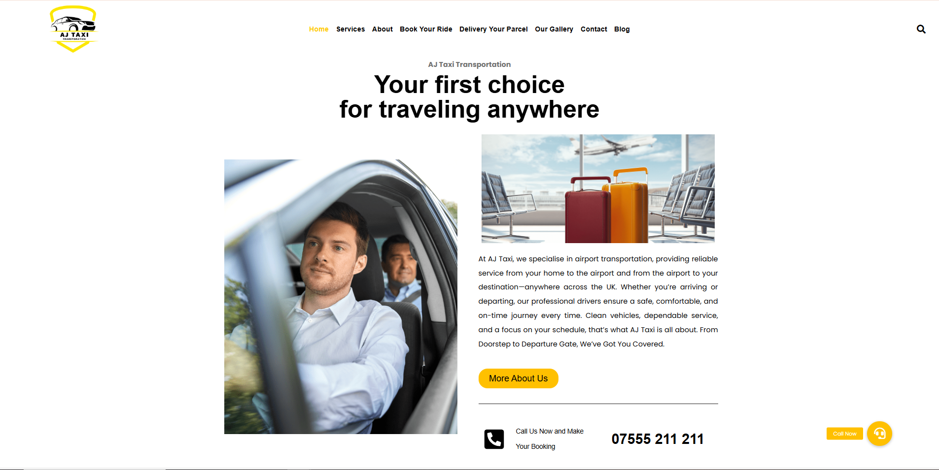 AJ Taxi Transportation from UK by Microlayer IT Firm