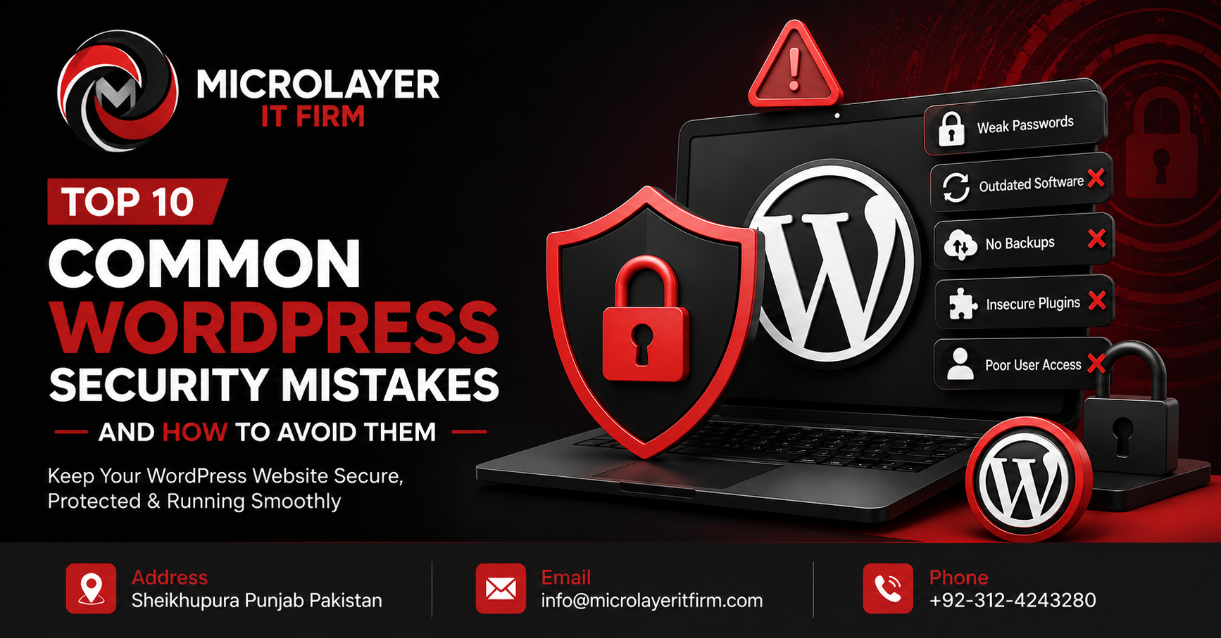 Top 10 Common WordPress Security Mistakes and How to Avoid Them